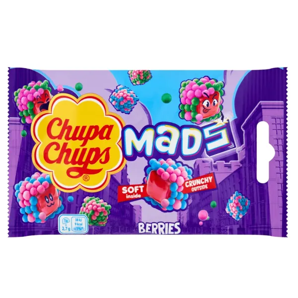 Želejas konfektes Chupa Chups berries bag 45g