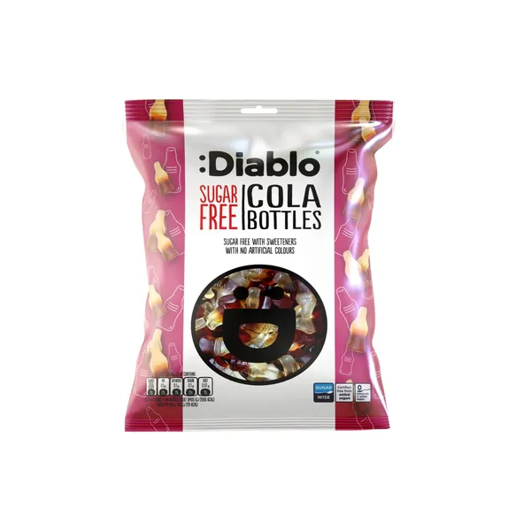 Želejkonfektes Diablo Cola ar saldinātājiem 75g