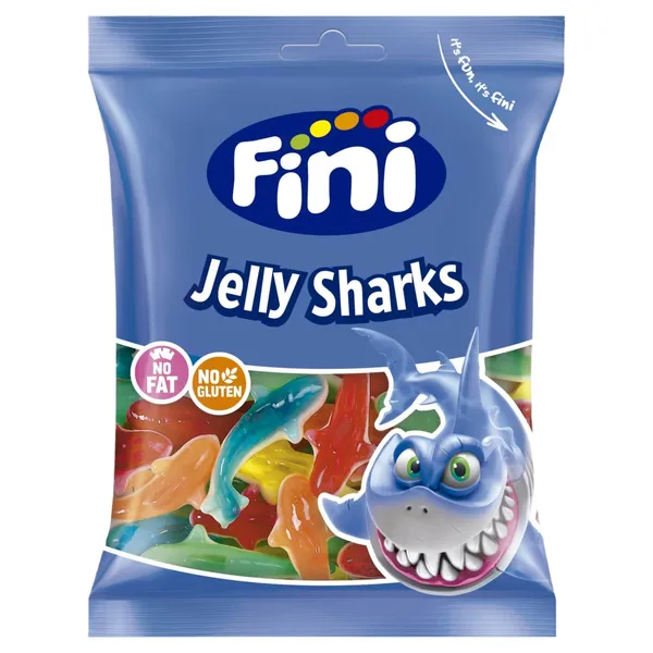 Želejkonfektes Haizivis 90g, Fini