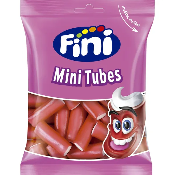 Želejkonfektes Fini zemeņu trubiņas 90g