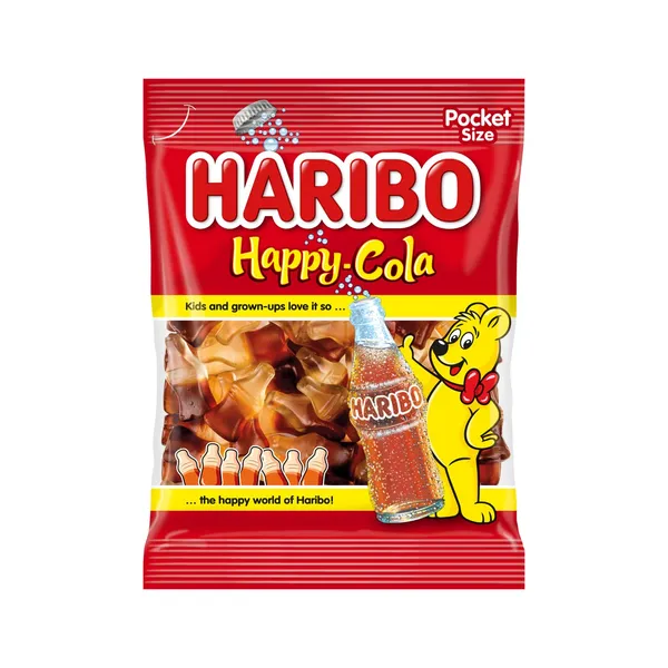 Želejkonfektes HARIBO Happy Cola, 100g