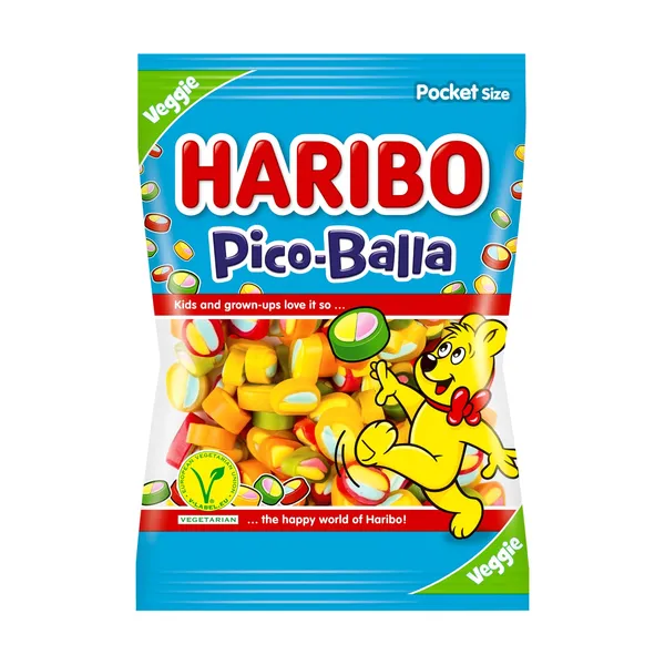 Želejkonfektes Haribo Picoballa ar augļu garšu 85g
