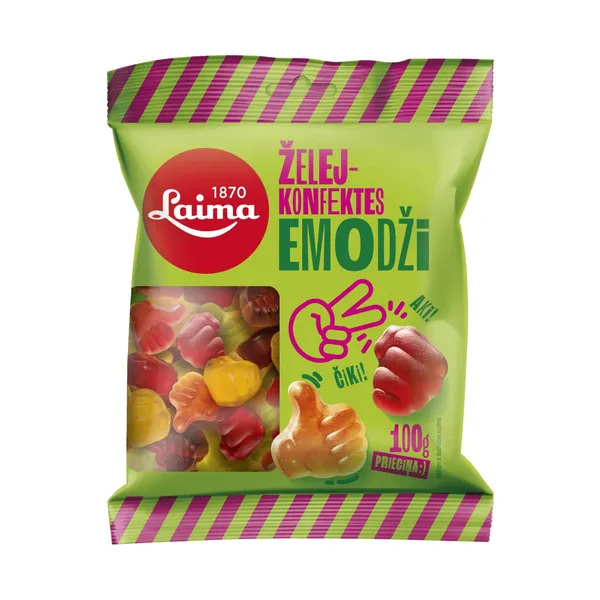 Želejkonfektes Emodži LAIMA 100g
