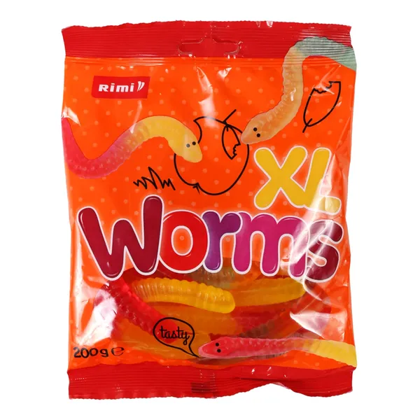 Želejkonfektes Rimi lielie tārpiņi 200g