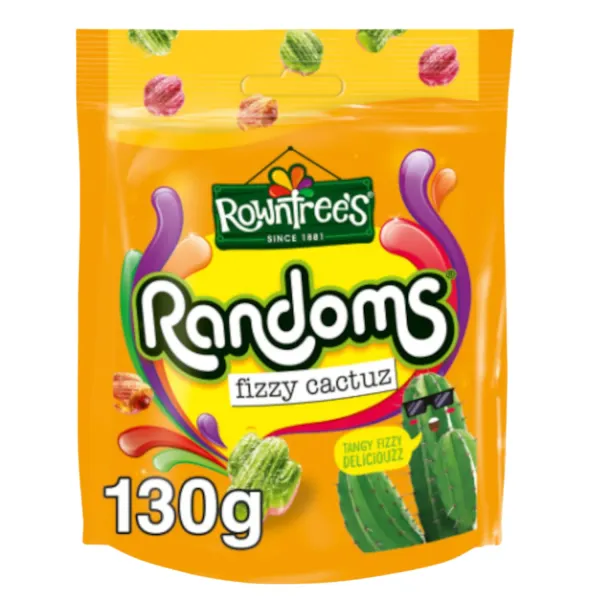 Želejkonfektes Rowntrees Randoms ar skābu augļu garšu 130g