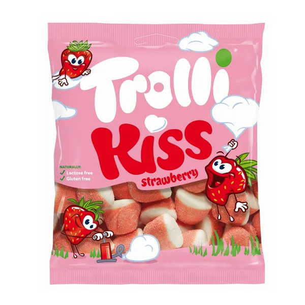 Želejkonfektes Trolli Kiss 100g