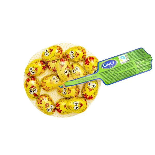 Zeltaini šokolādes cāļi Only 84g