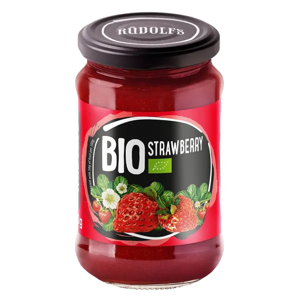 BIO zemeņu ievārījums RŪDOLFS 400g