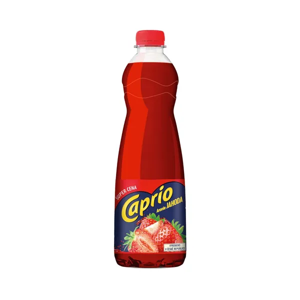 Zemeņu sīrups Caprio ar saldinātājiem 0,7l
