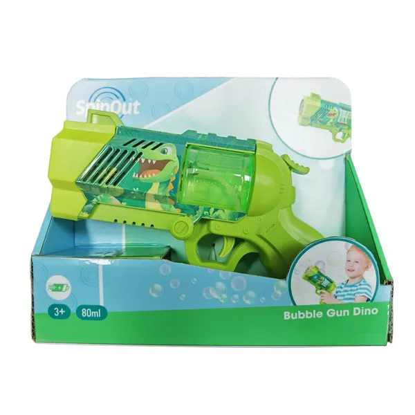Ziepju burbuļu pistole Spinout dino SB26