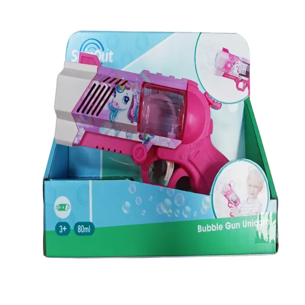 Ziepju burbuļu pistole Spinout vienradzis SB25