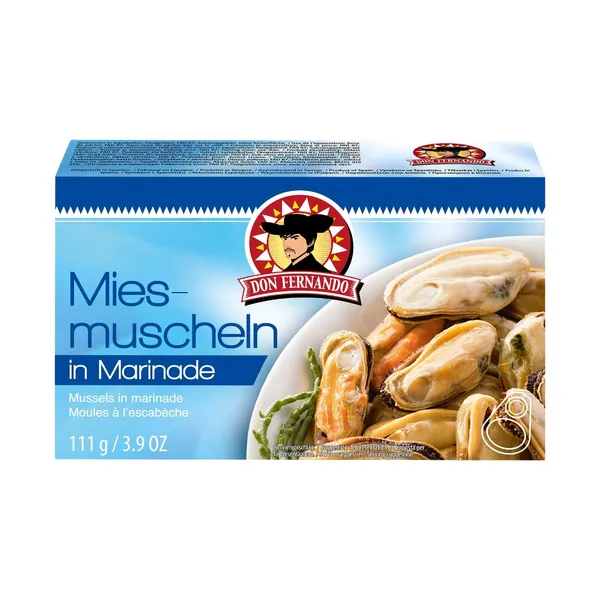 Zilās gliemenes Don Fernando marinādē 111g/69g