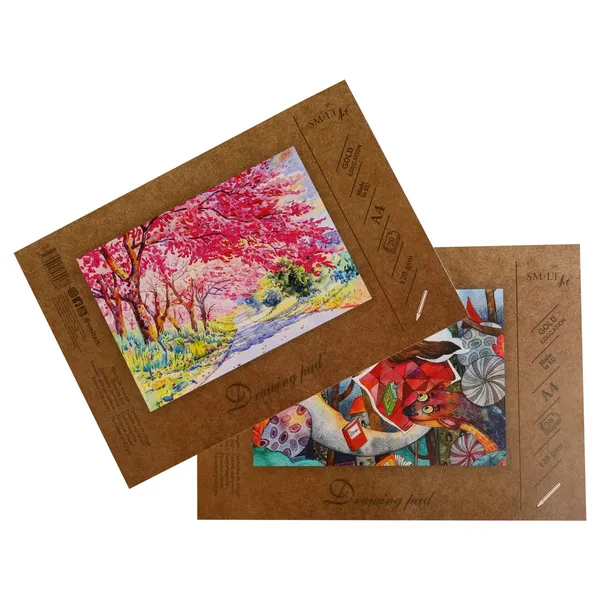 Zīmēšanas burtnīca a4, krāsa un dizains var atšķirties