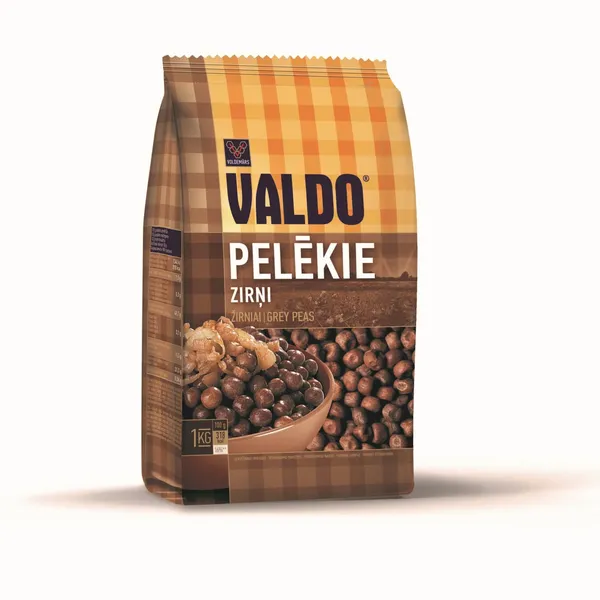 Zirņi pelēkie Valdo fasēti 1kg