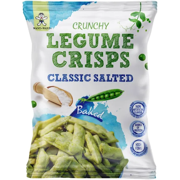Zirņu uzkoda Legume Crisps ar sāli 85g
