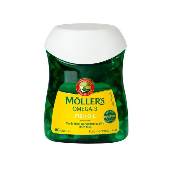 Zivju eļļa Mollers 80 kapsulas