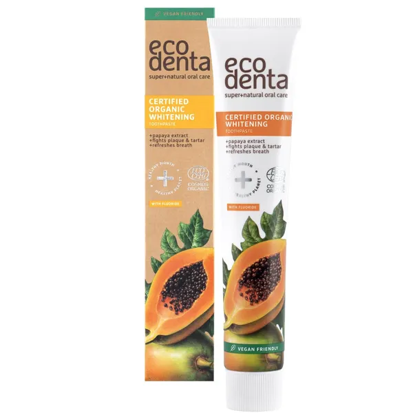 Zobu pasta ECODENTA ORGANIC WHITENING, 75ML