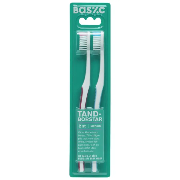 Zobu birste ICA Basic Medium 2 gab.