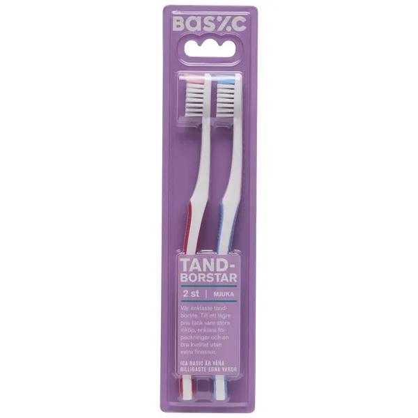 Zobu birste ICA Basic Soft 2 gab.