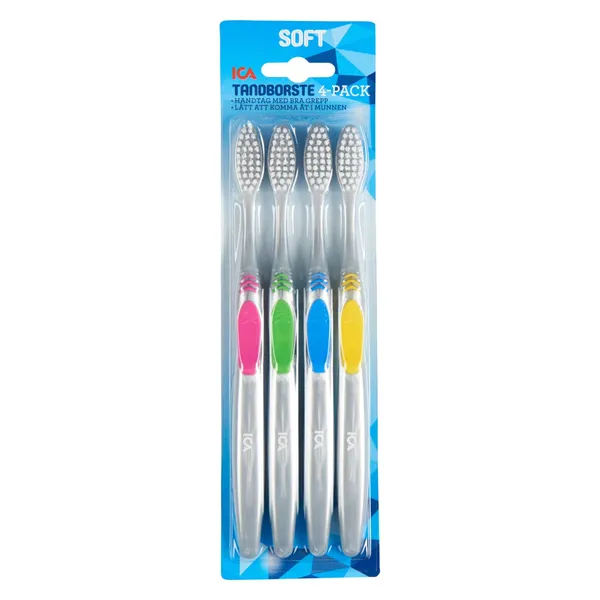 Zobu birstes ICA mīksta, 4 gab.