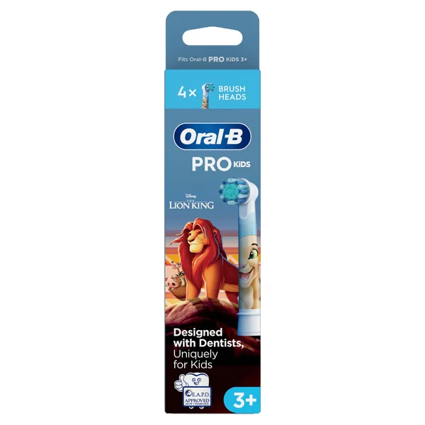 Zobu birstes rezerves uzgaļi Oral B Kids Lion King 4gab.