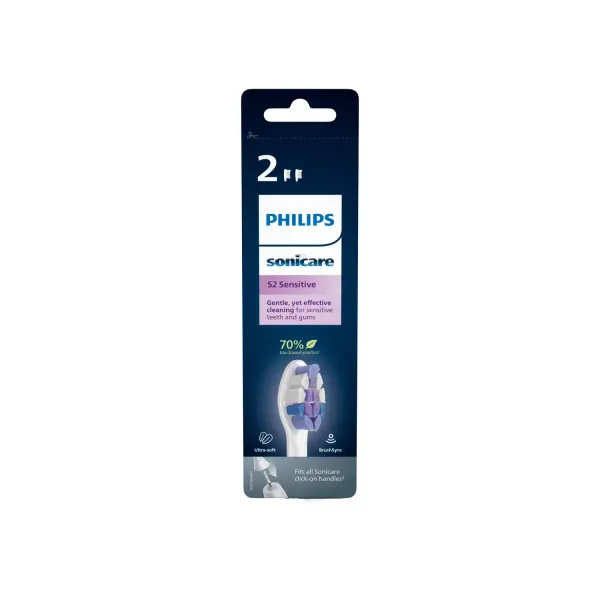 Zobu birstes uzgaļi Philips Sonicare Sensitive Ultra-soft 2gab
