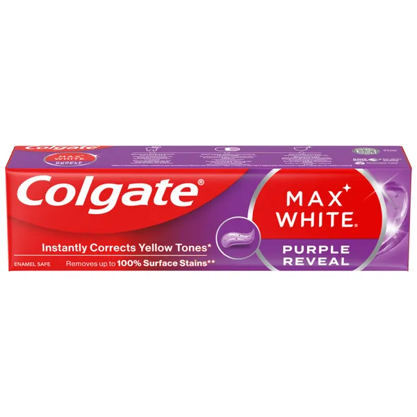 Zobu pasta Colgate Max White Purple Reveal 75ml