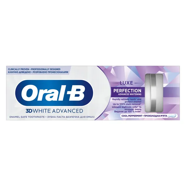Zobu pasta  ORAL-B 3D White Advanced, Luxe Perfection Fresh, 75 ml