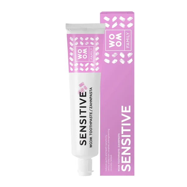 Zobu pasta Woom Family Sensitive 75ml