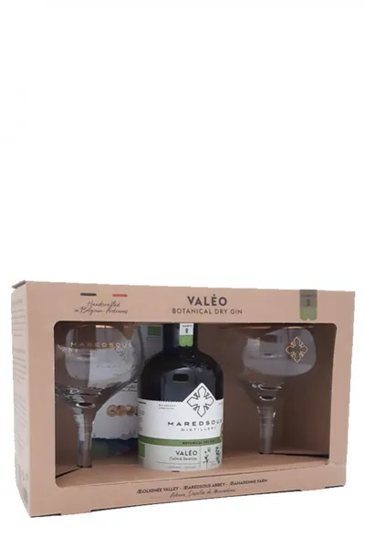 Abbaye de Maredsous Valeo + 2 Glasses GB