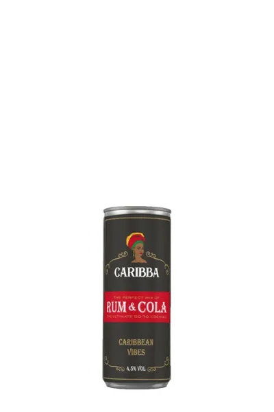 Caribba Rum & Cola Can