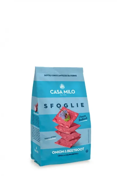 Casa Milo Sfoglie Plānie Krekeri Ar Sīpoliem Un Bietēm