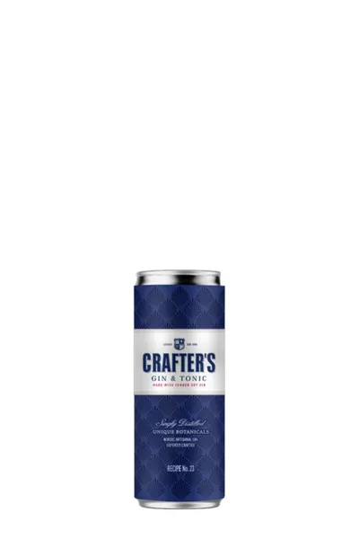 Crafters London Dry Gin & Tonic Can