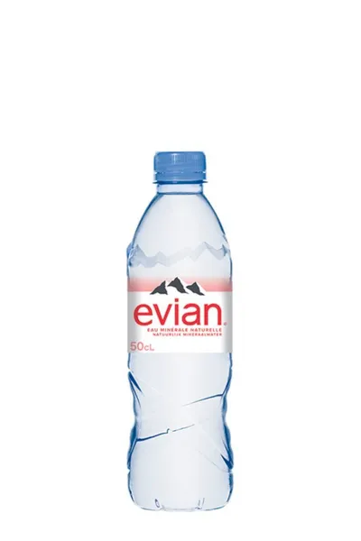 Dabīgs negāzēts minerālūdens Evian