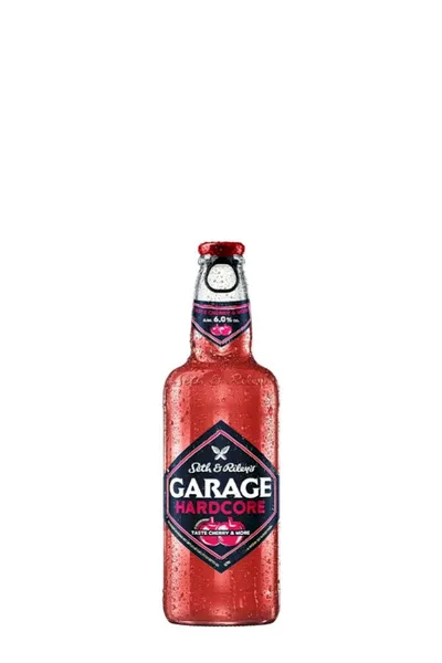 Alkoholisks kokteilis GARAGE HardCore Cherry, 6%, stiklā, 0.275l (DEP)