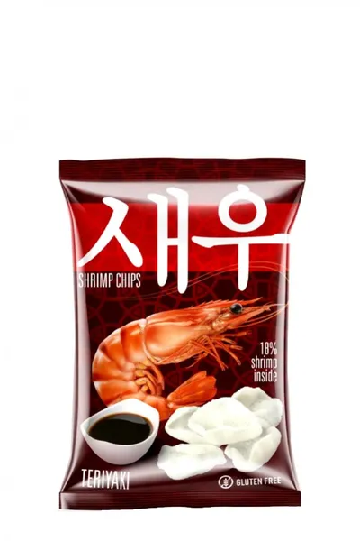 Garneļu čipsi SAEU ar Teriyaki garšu