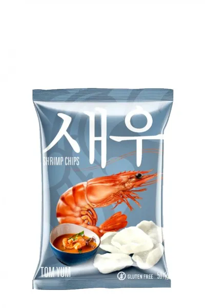 Garneļu čipsi SAEU ar TomYum garšu