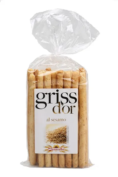 Grissini Panealba ar sezamu