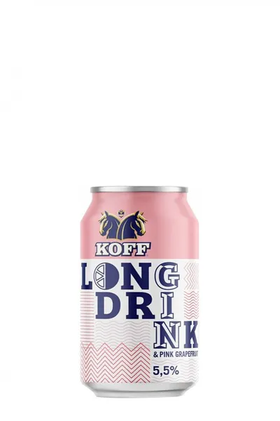Koff Long Drink & Pink Grapefruit