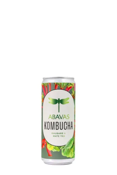 Kombuča Abavas Sparkful rabarberu un mate tējas