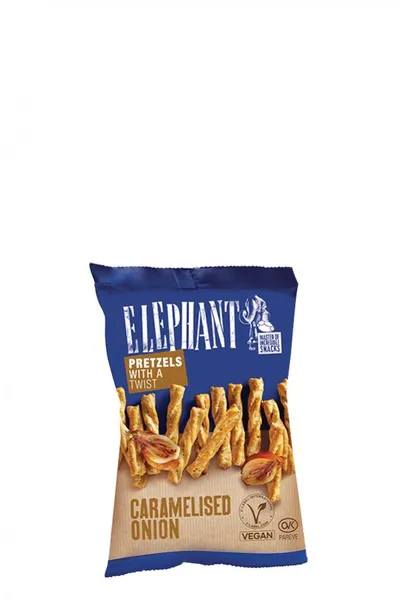 Krekeri ELEPHANT Twisted Caramel Onion