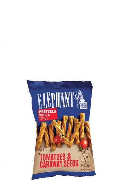 Krekeri Elephant Twisted Tomato & Caraway