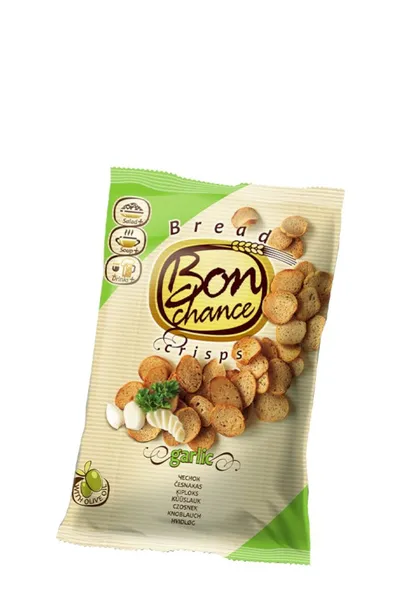 Maizes čipsi Bon Chance ar ķiplokiem