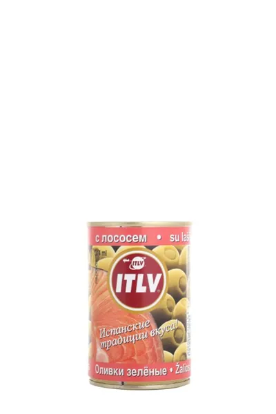 Olīvas ITLV zaļās pildītas ar laša pastu