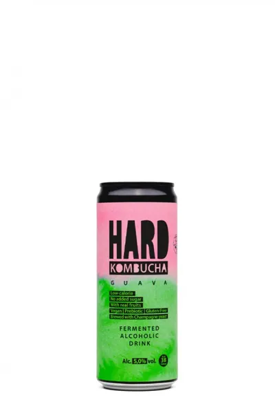 Rudys Hard Kombucha Guava