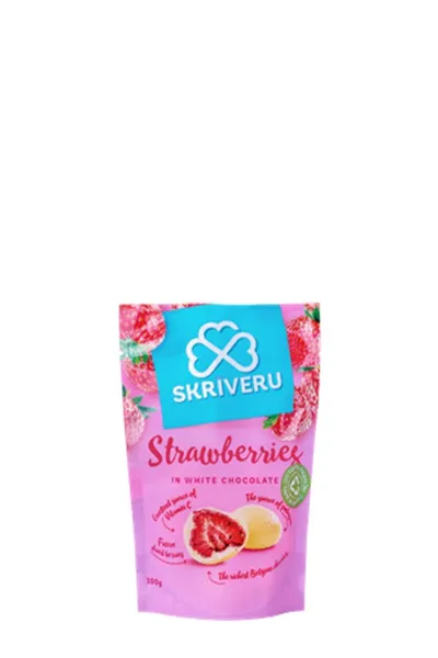 Skrīveru Zemenes Piena Šokolādē