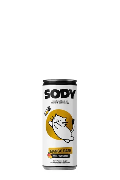 Dzēriens SODY ar mango garšu 330ml