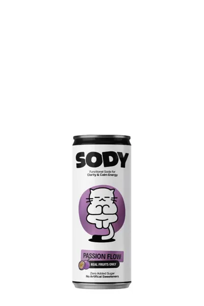 Dzēriens SODY ar pasiona garšu 330ml