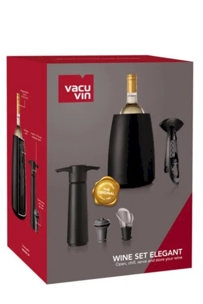 VacuVin Vīna 5 Piederumu Komplekts Elegant