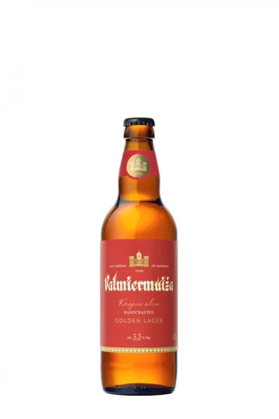 Alus VALMIERMUIŽAS Krogus, Golden lager, stiklā, 5.3%, 0.5l (DEP)